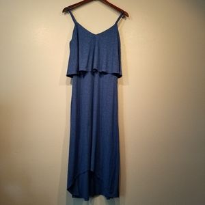Mossimo Dark Blue/Green Stap Dress